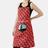 BEST VATER JE Stopp Signieren Schwarz / Rot und We Schürze (InSitu)