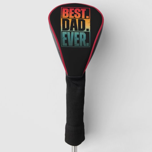 BEST VATER JE TYPOGRAPHIE GOLF HEADCOVER (Vorderseite)