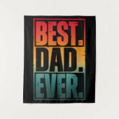 BEST VATER JE TYPOGRAPHIE WANDTEPPICH (Vorderseite)