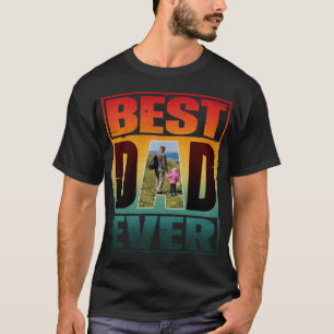BEST VATER JE VATER TAG PERSONALISIERTES BILD T-Shirt