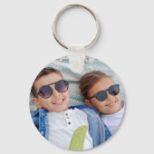 Best Vater Laurel Wreath Custom Foto Red Schlüsselanhänger (Rückseite)