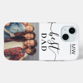 Best Vater Monogram Foto Case-Mate iPhone Hülle (Rückseite (Horizontal))
