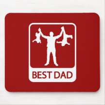 Best Vater Mousepad - Funny Father Holdings Childr