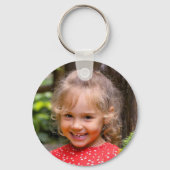 Best Vater Par Custom Kid's Foto Blue Golf Schlüsselanhänger (Rückseite)