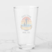 Best Vater Par Golf Lover Vatertag Custom Glas (Rückseite)