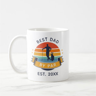 Best Vater Par Golfing Vatertag Gedeckter Kaffeetasse