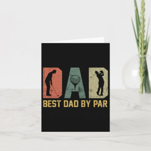 Best Vater Par Retro Vintager Vatertag Golf Lo Karte