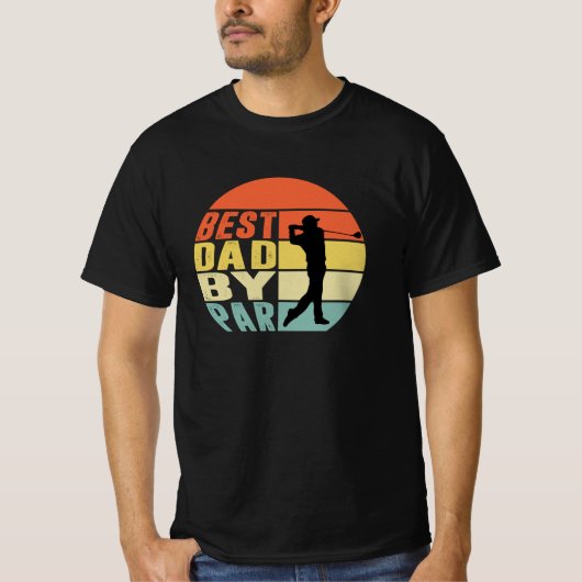 Best Vater Par Shirt Funny Golfvater Tag (Vorderseite)