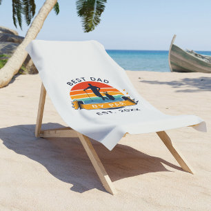Best Vater Par Vatertag Golf Tour Custom Strandtuch
