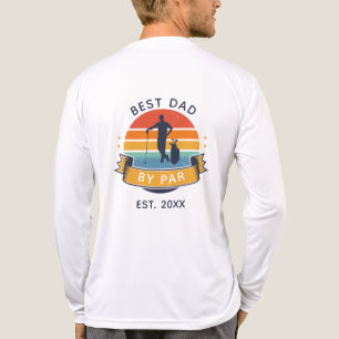 Best Vater Par Vatertag Golfrunde Tri-Blend Shirt