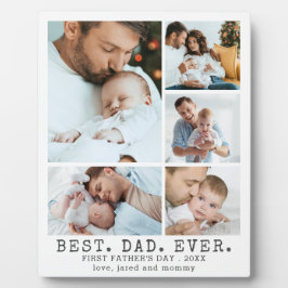 BEST VATER PRO 5 Foto Collage zum ersten Vatertag Fotoplatte