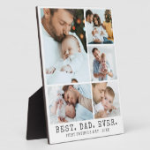 BEST VATER PRO Foto Collage Erster Vatertag Fotoplatte (Seite)