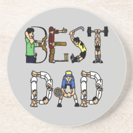 Best Vater Sports Text Untersetzer