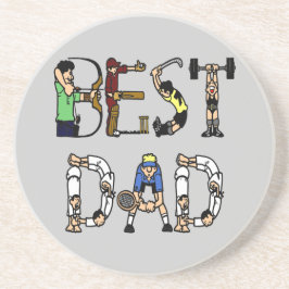 Best Vater Sports Text Untersetzer