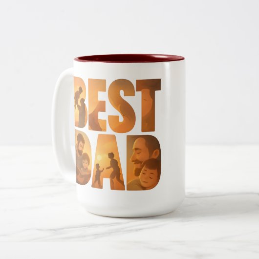 BEST VATER TASSE (Vorderseite Links)