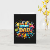 Best Vater Tools Handwerker Vater Daddy Father Vat Karte (Gelbe Blume)