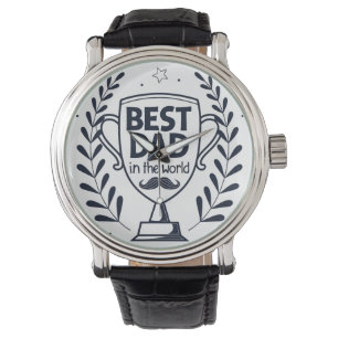 Best Vater Trophy Design - Vatertagsgeschenk Armbanduhr