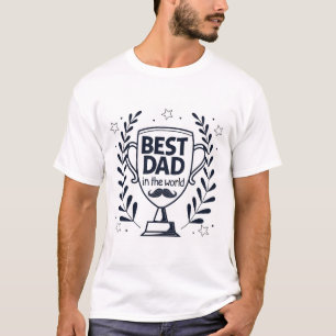 Best Vater Trophy Design - Vatertagsgeschenk T-Shirt