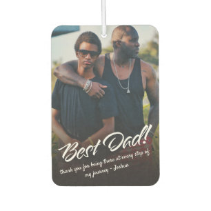 Best Vater Typografy Custom Foto Autolufterfrischer