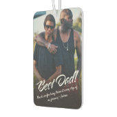 Best Vater Typografy Custom Foto Autolufterfrischer (Links)