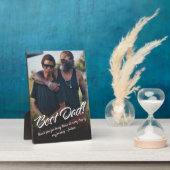 Best Vater Typografy Custom Foto Fotoplatte (Seite)