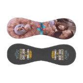 Best Vater Typografy Family Fotos Dunkelgrau Schwa Baseball (Paneele)