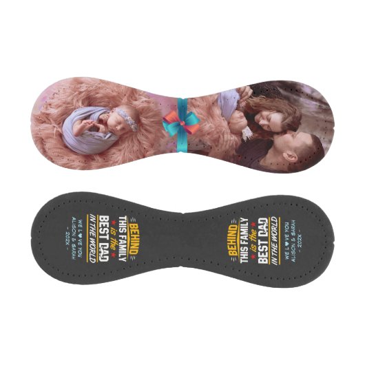 Best Vater Typografy Family Fotos Dunkelgrau Schwa Baseball (Paneele)