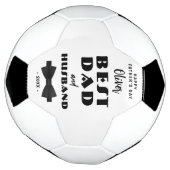 Best Vater und Ehemann Schwarze Krawatte Elegante Fußball (Gedreht)