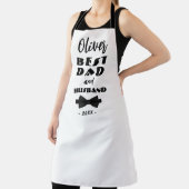 Best Vater und Ehemann Schwarze Krawatte Elegante Schürze (InSitu)