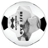 Best Vater und Ehemann Schwarze Krawatte Elegantes Fußball (Gedreht)