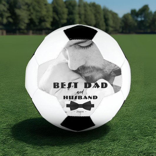 Best Vater und Ehemann Schwarze Krawatte Elegantes Fußball