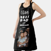 Best Vater und Husband Family Foto Keepake Black Schürze (InSitu)