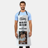 Best Vater und Husband Family Foto Keepake Schürze (Getragen)