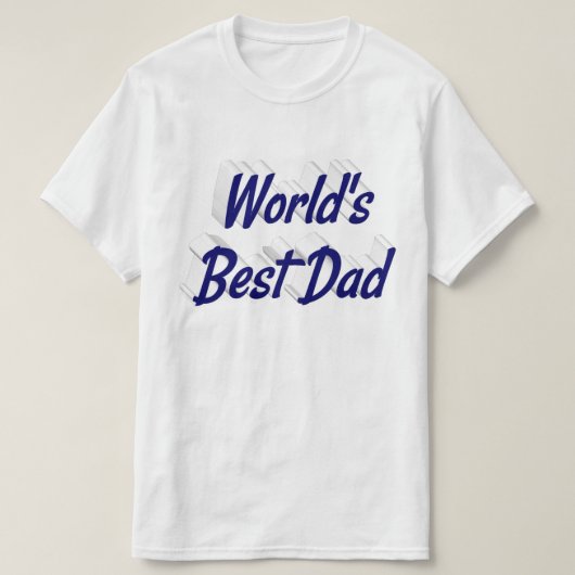 Best Vater Vathers Day dunkelblauer T - Shirt (Design vorne)