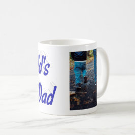 Best Vater Vathers Day Foto blauer Text Kaffeetasse