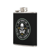 Best Vater Vintag Skull Bones Wrench-Logo Flachmann (Links)