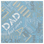 Best Vater Word Cloud ID263 Stoff (Nahaufnahme)