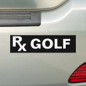 BEST-Verschreibung - RX GOLF - Sport Autoaufkleber (Auf Auto)
