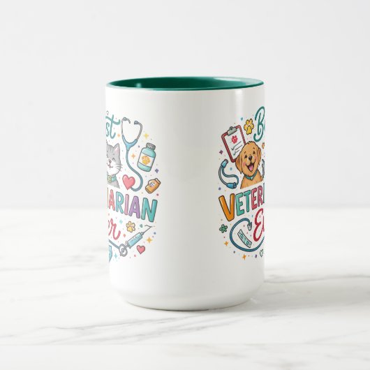 Best Veterinarian Ever | Vet Appreciation Doctor’s Tasse (Zentrum)