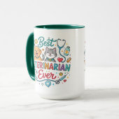 Best Veterinarian Ever | Vet Appreciation Doctor’s Tasse (Vorderseite Links)