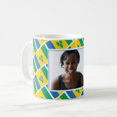 BEST VINCENTIAN MAMA Personalisiert ST VINCENTS Fo Kaffeetasse (Vorderseite Links)