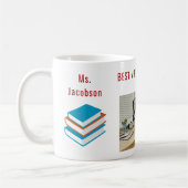 Best Virtual Teacher je Individuelle Name Foto Boo Kaffeetasse (Links)