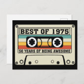 Best. von 1975 feiertagspostkarte (Vorne/Hinten)