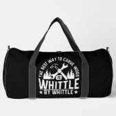 Best Way Carve Wood Whittle Duffle Bag (Vorderseite)