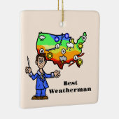 Best Weatherman Christmas Ornament (Rechts)