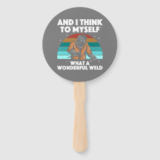 Best Welding Art Men Women Arc Welder Pipeliner II Fächer