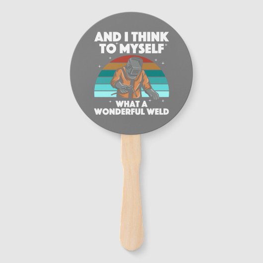 Best Welding Art Men Women Arc Welder Pipeliner II Fächer (Vorderseite)