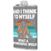 Best Welding Art Men Women Arc Welder Pipeliner II Flachmann (Links)