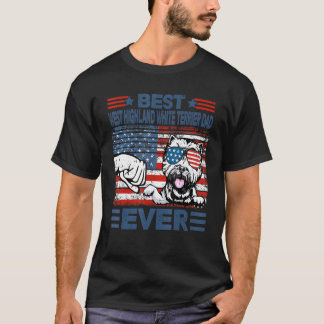 Best West Highland White Terrier Vater jemals amer T-Shirt