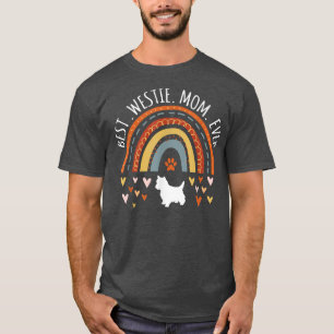 Best Westie Mama je Regenbogen Geschenke für Westi T-Shirt